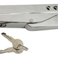 Straight Handle Edgemount Latch (with Key) for Most 3BX, 2BRX, 3B, 2BR mortuary coolers -  American Mortuary Coolers Powered by Funeral Source One Supply Company 