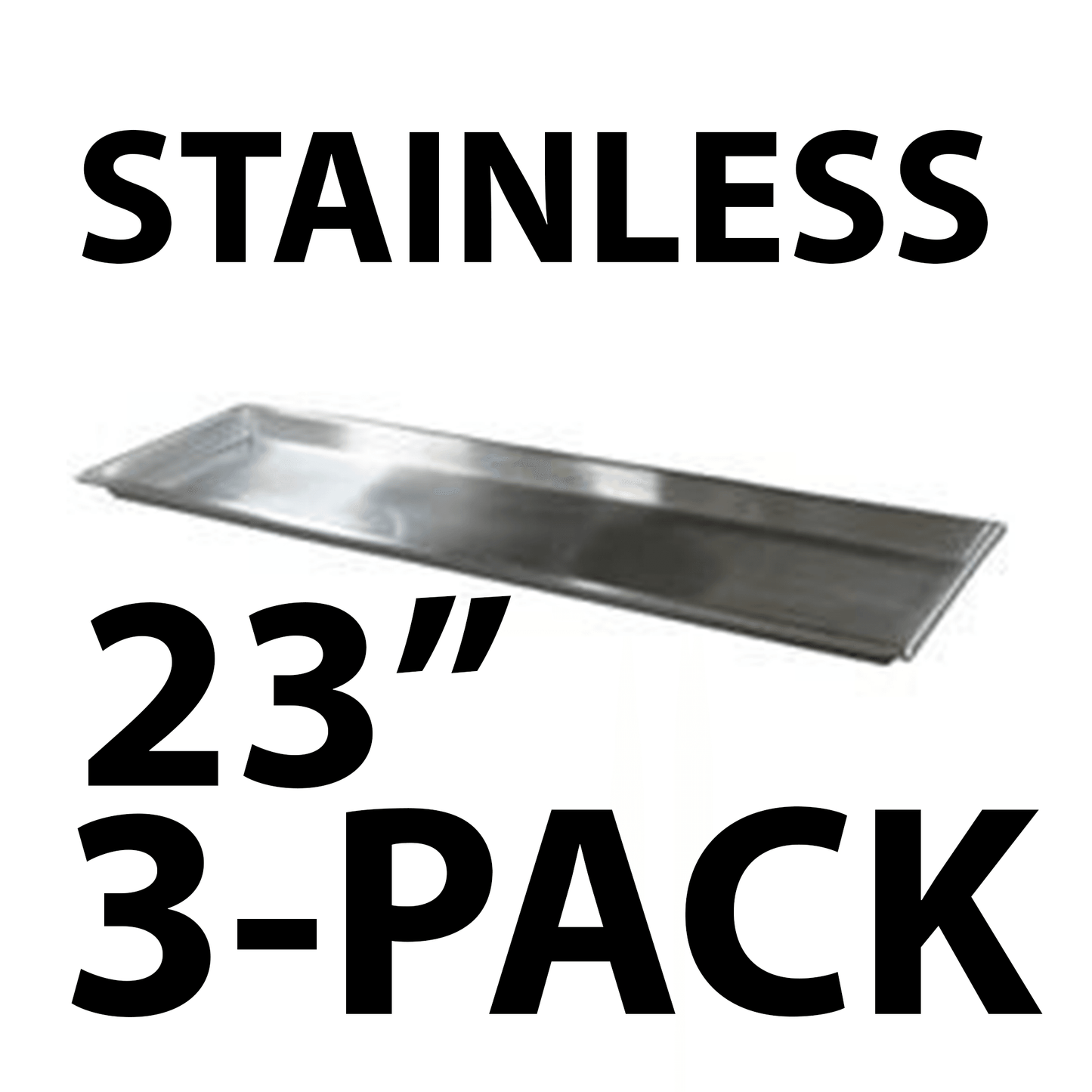 Mortuary Stainless Storage Tray (23" Width, Set of 3) -  American Mortuary Coolers Powered by Funeral Source One Supply Company 