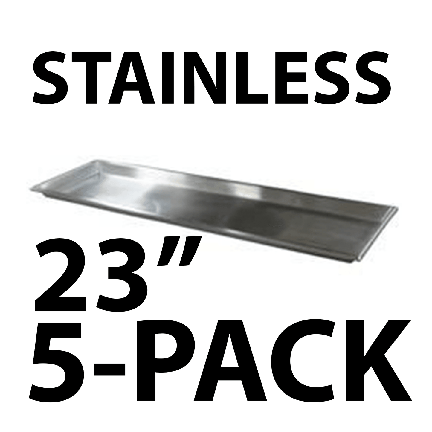 Mortuary Stainless Storage Tray (23" Width, Set of 5) -  American Mortuary Coolers Powered by Funeral Source One Supply Company 