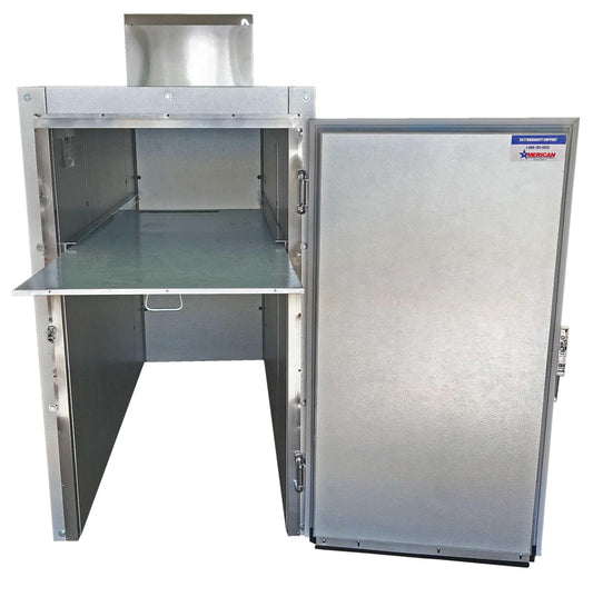 2 Body Roll In Style Mortuary Cooler - American Mortuary Coolers Powered by Funeral Source One Supply Company 