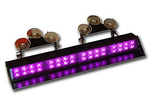 High Output Window Mount Strobe Bar Purple  17" -  American Mortuary Coolers Powered by Funeral Source One Supply Company 