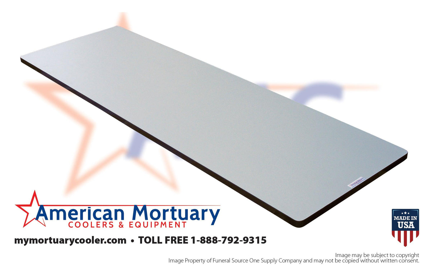 Mortuary Laminated Storage Board -  American Mortuary Coolers Powered by Funeral Source One Supply Company 