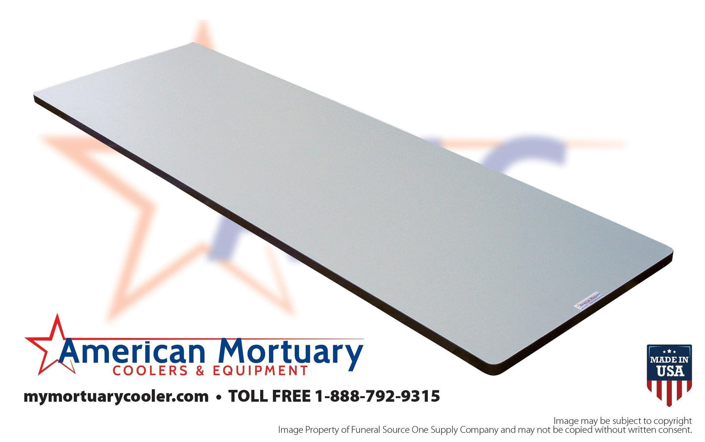 Mortuary Laminated Storage Board (Set of 5) -  American Mortuary Coolers Powered by Funeral Source One Supply Company 