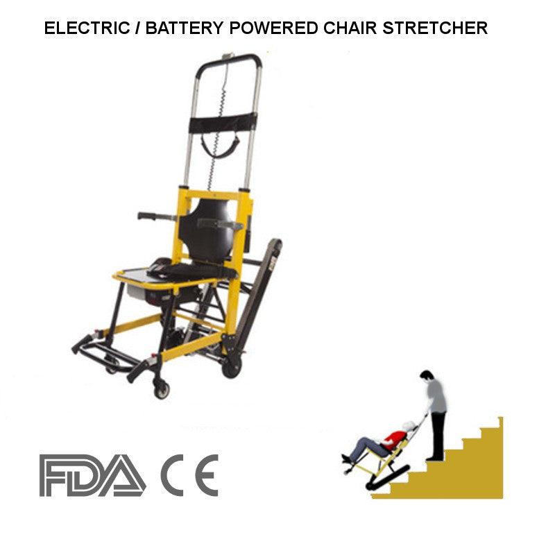 Battery Powered Chair Stair Stretcher -  American Mortuary Coolers Powered by Funeral Source One Supply Company 