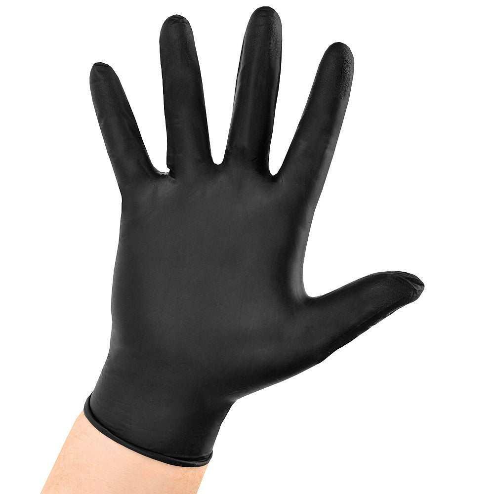 Black Nitrile Gloves -  American Mortuary Coolers Powered by Funeral Source One Supply Company 